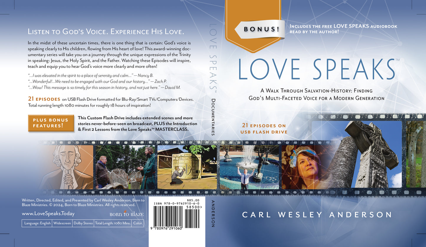 LOVE SPEAKS USB FLASH DRIVE & PAPERBACK BOOK BUNDLE